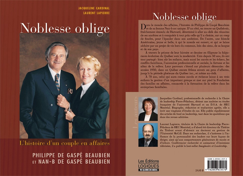 noblesse oblige